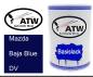 Preview: Mazda, Baja Blue, DV: 500ml Lackdose, von ATW Autoteile West.